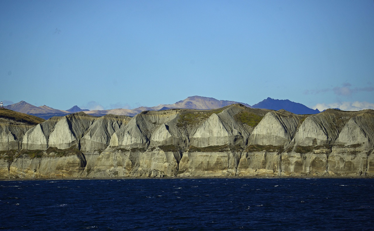 strait of magellan, rocks, sea