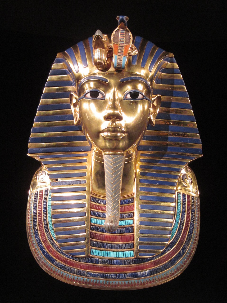 tutankhamun, pharaoh, gold mask