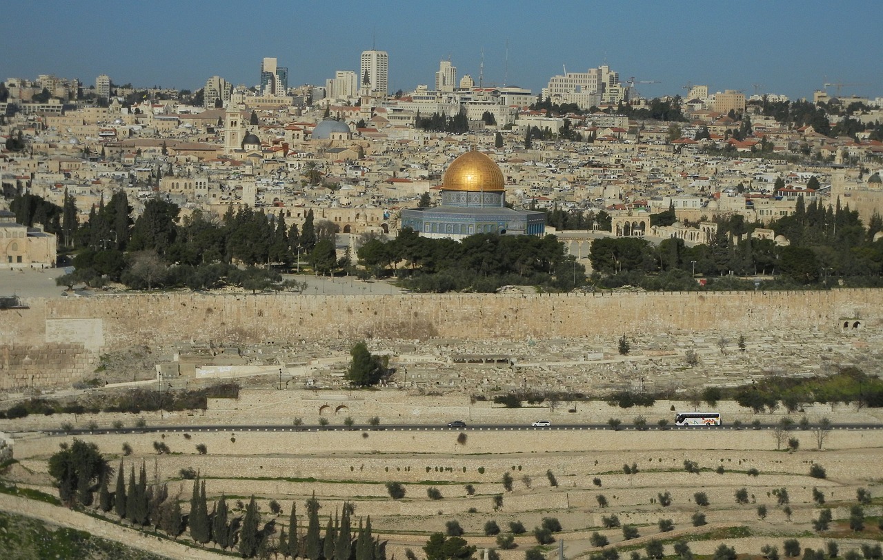 dome of the rock, jerusalem, cityscape